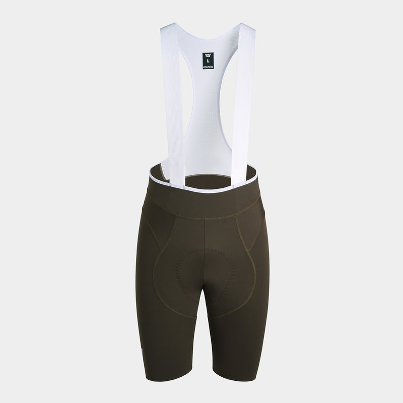 Women Bib Shorts Brown
