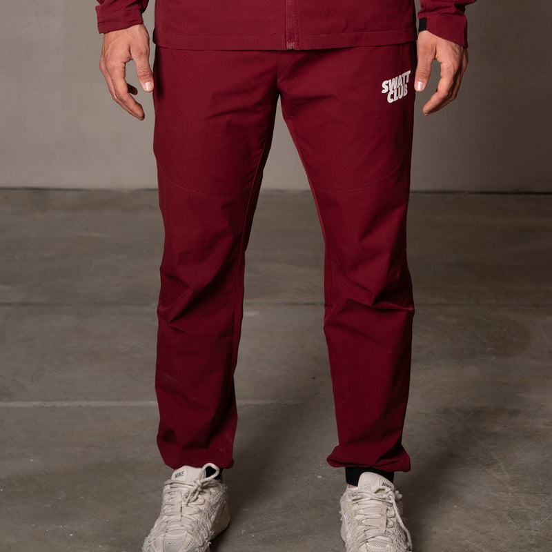 Burgundy Tracksuit Pants