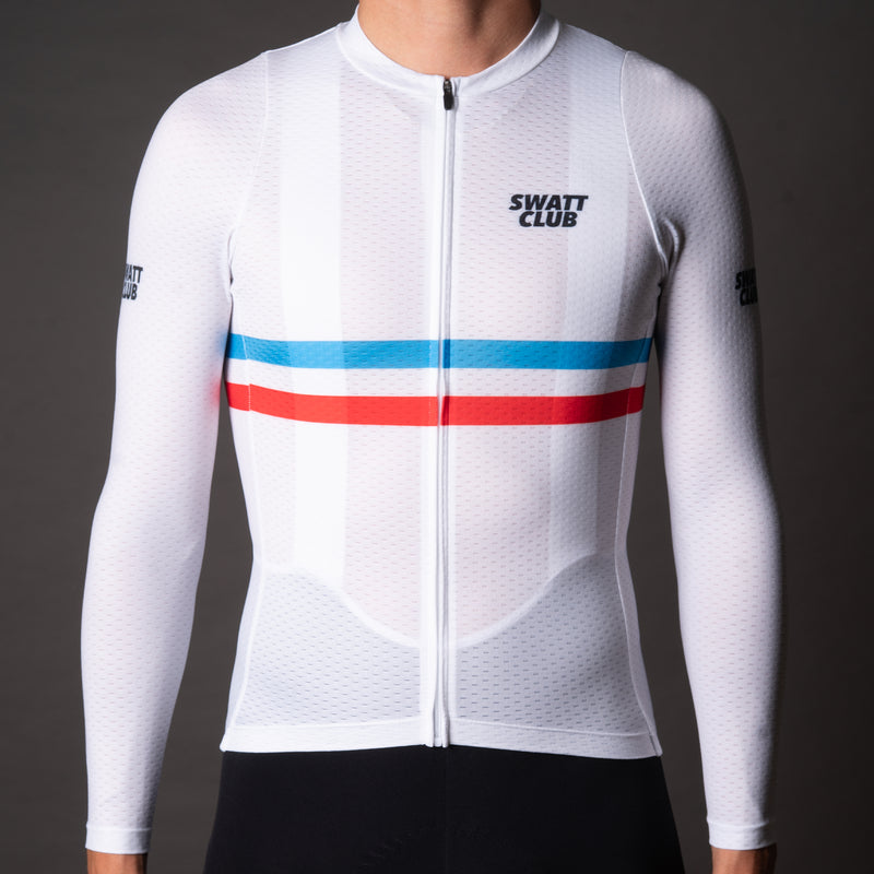 Copa White Aero Long Sleeve Jersey