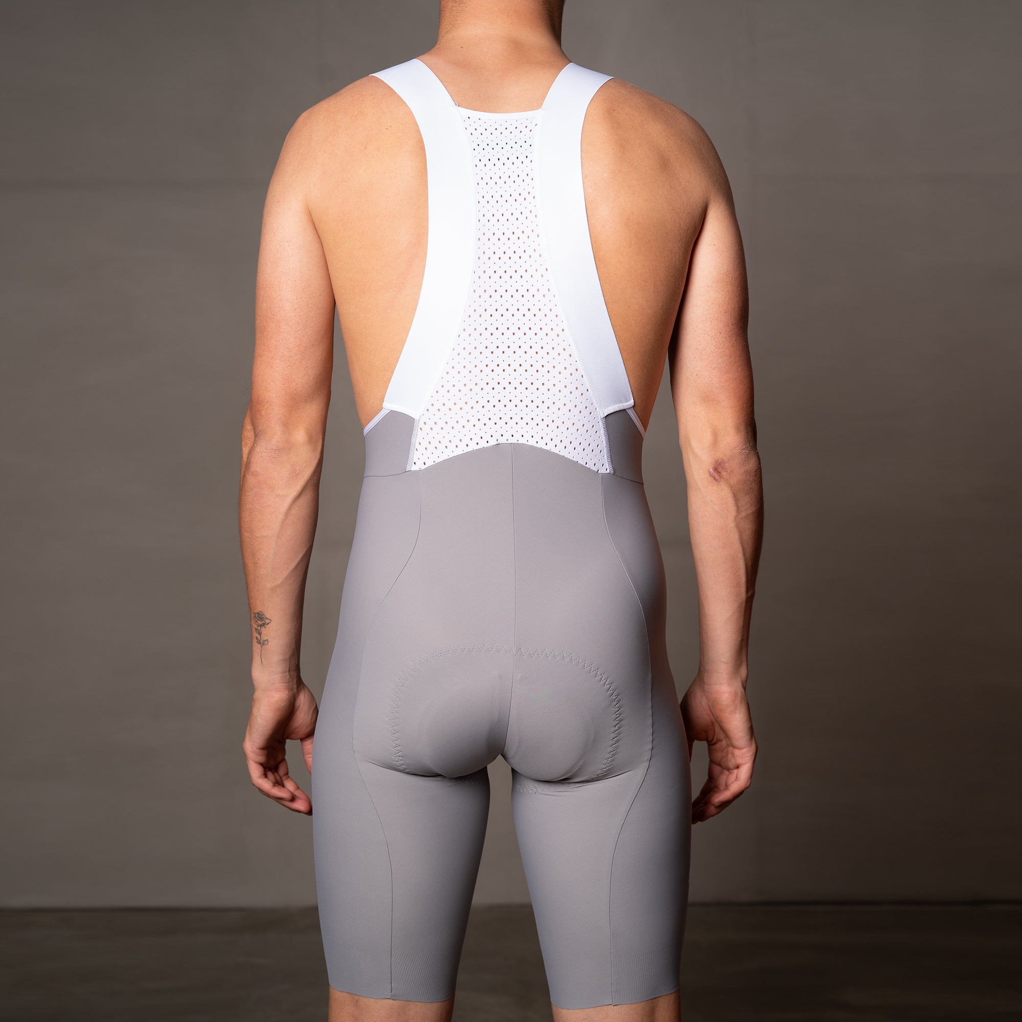 Laser Bib Shorts 25 Grey