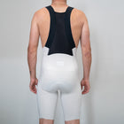Laser Bib Shorts Beige