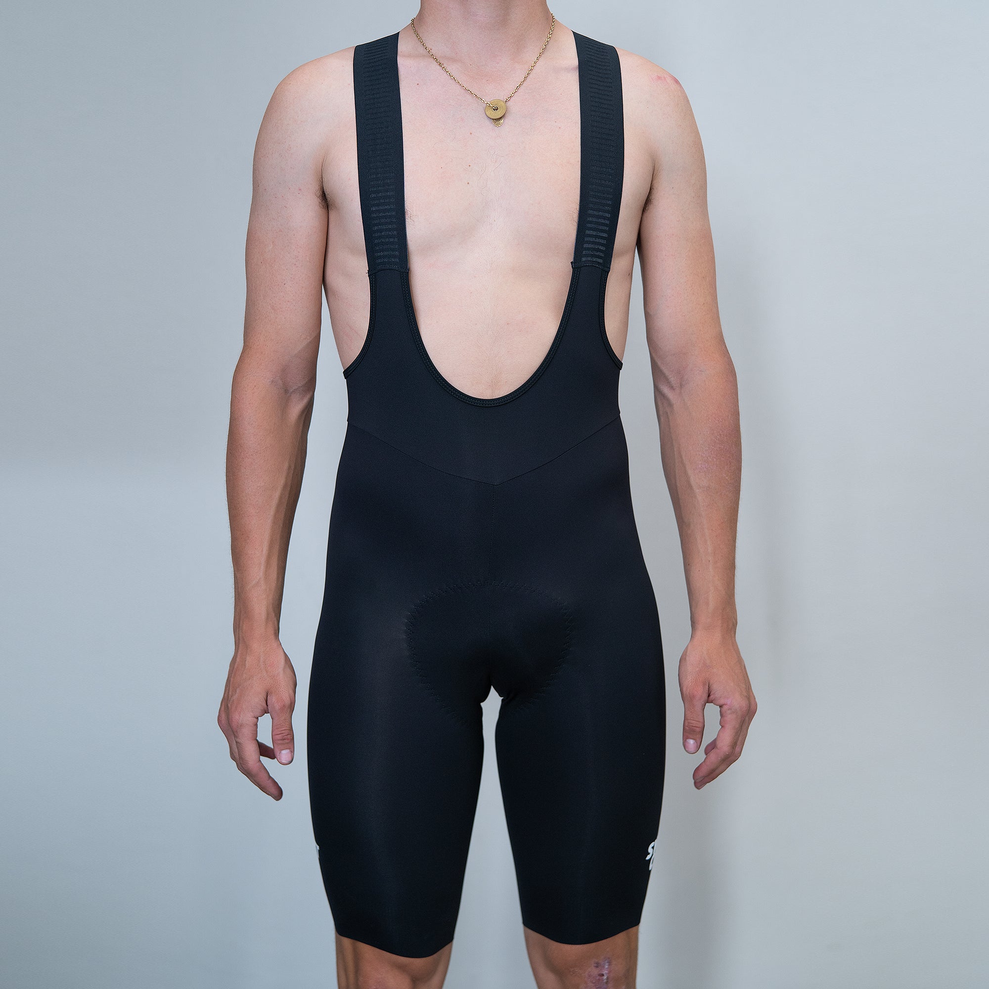 Laser Bib Shorts Black