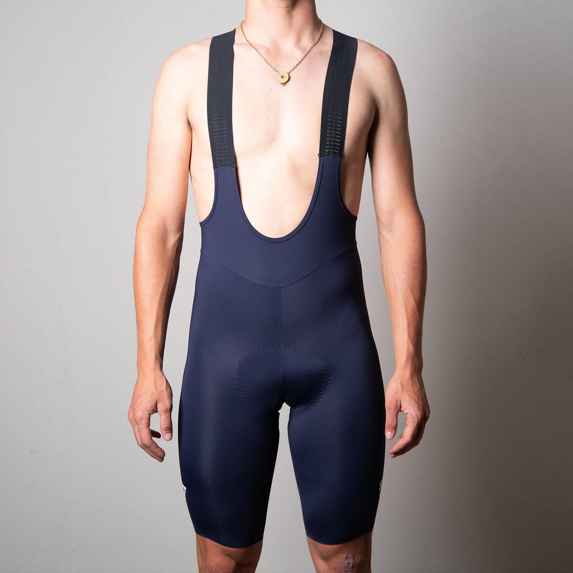 Laser Bib Shorts Navy
