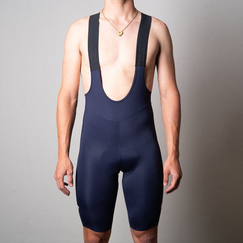Laser Bib Shorts Navy