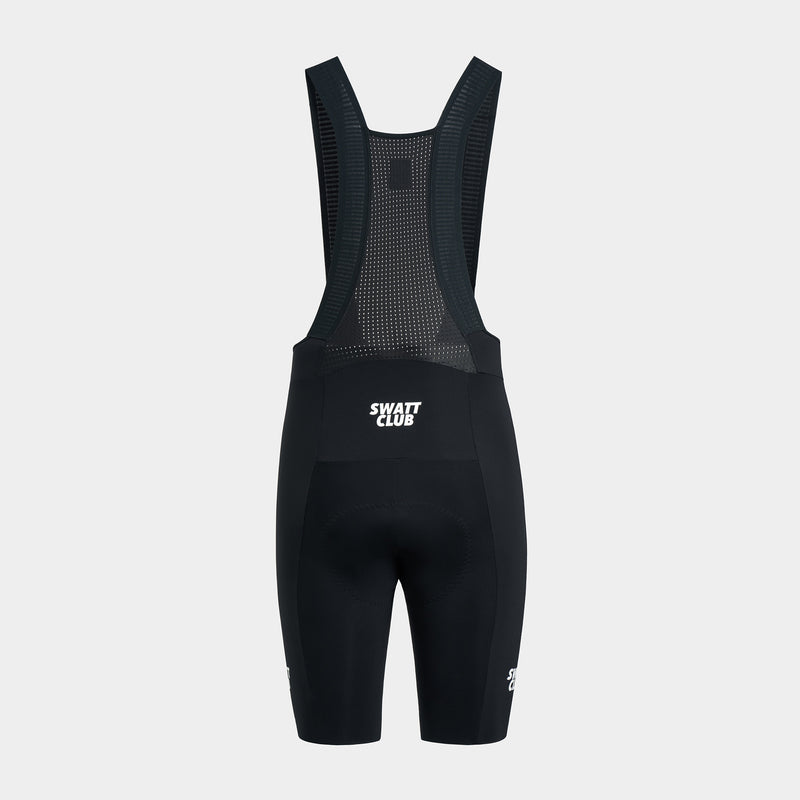 Laser Bib Shorts Black