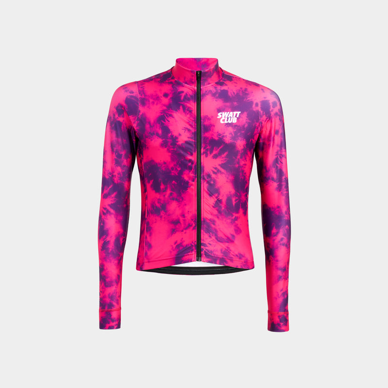 Thermal Jersey Red Tie Dye
