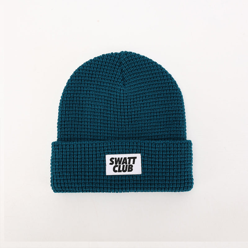 Waffle Beanie Petrol