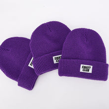 Waffle Beanie Purple