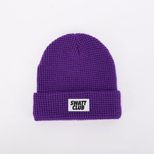 Waffle Beanie Purple