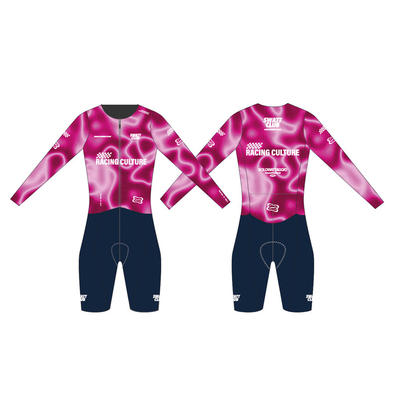 Long Sleeve Skinsuit Violet Neon - Pre Order