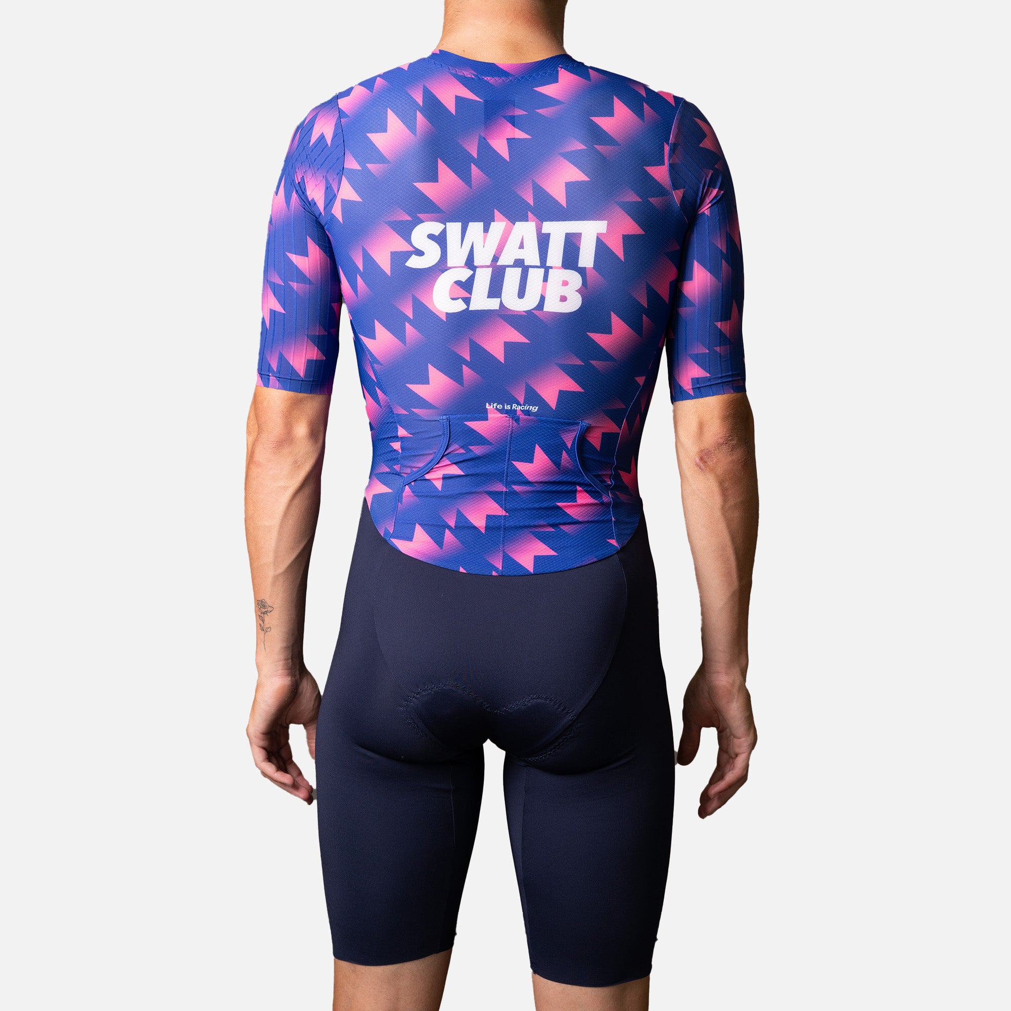 Trisuit Retro Purple Triathlon
