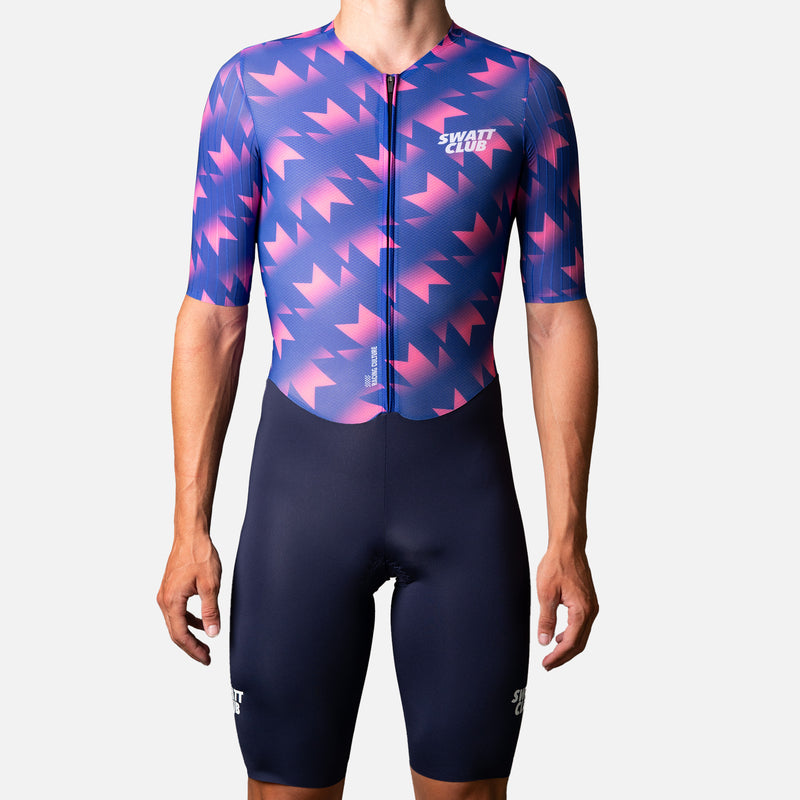 Trisuit Retro Purple Triathlon