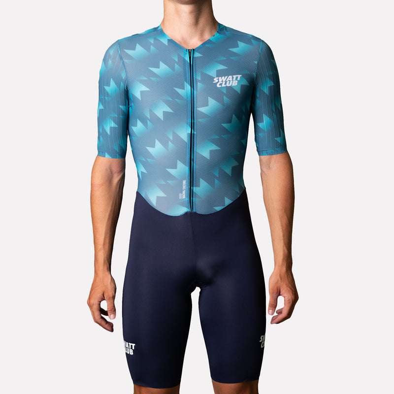 Trisuit Retro Green Triathlon