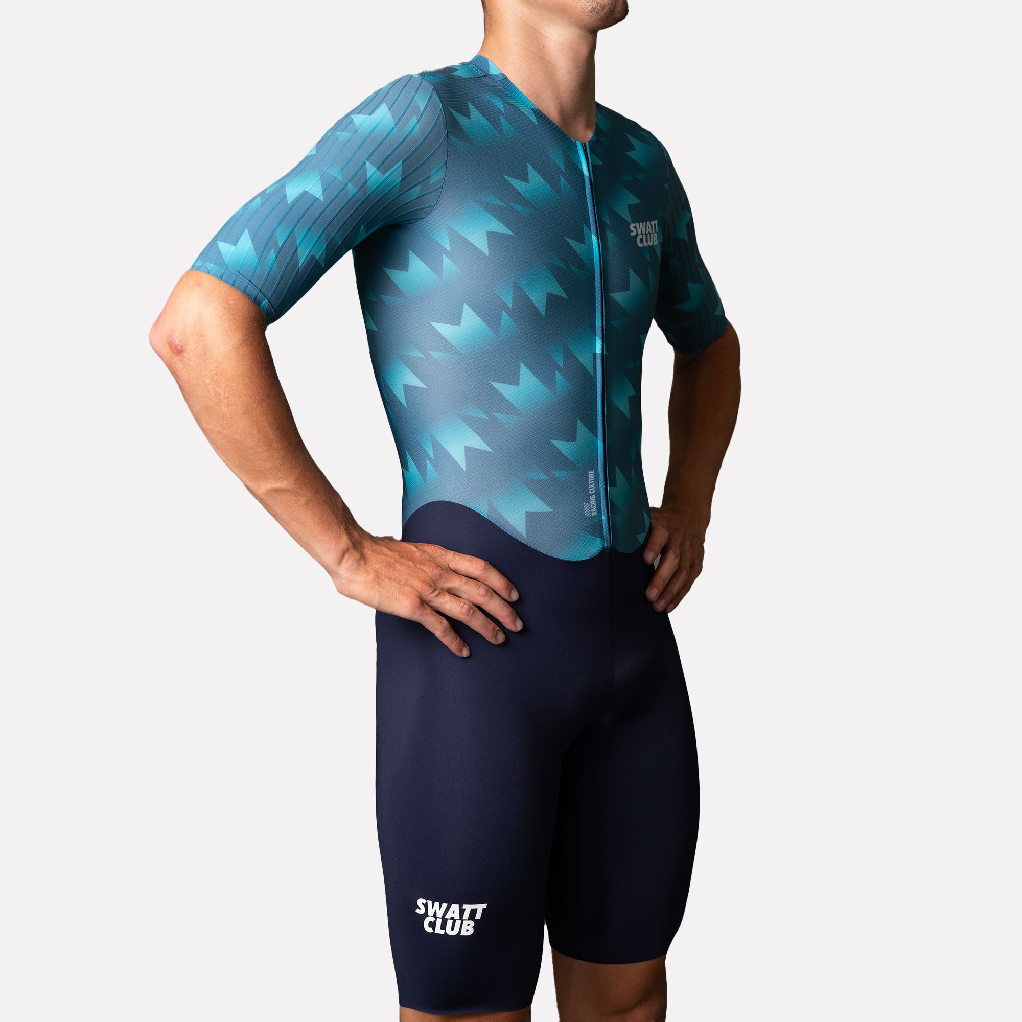 Trisuit Retro Green Triathlon