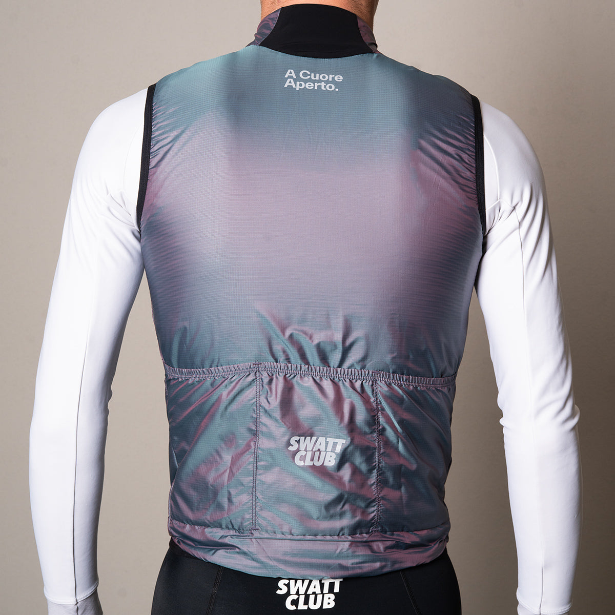 Warm Gilet Purple Iridium