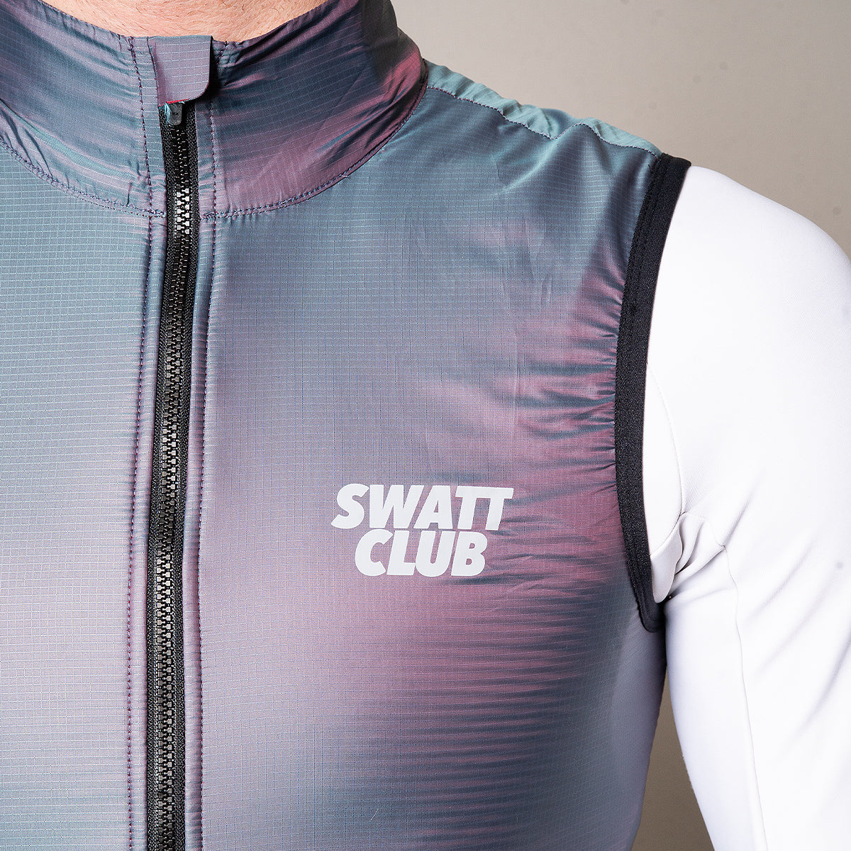 Warm Gilet Purple Iridium