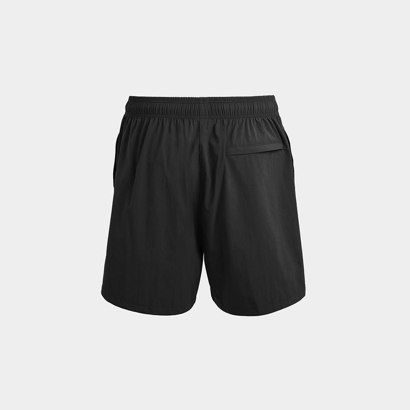 Black Casual Tech Shorts