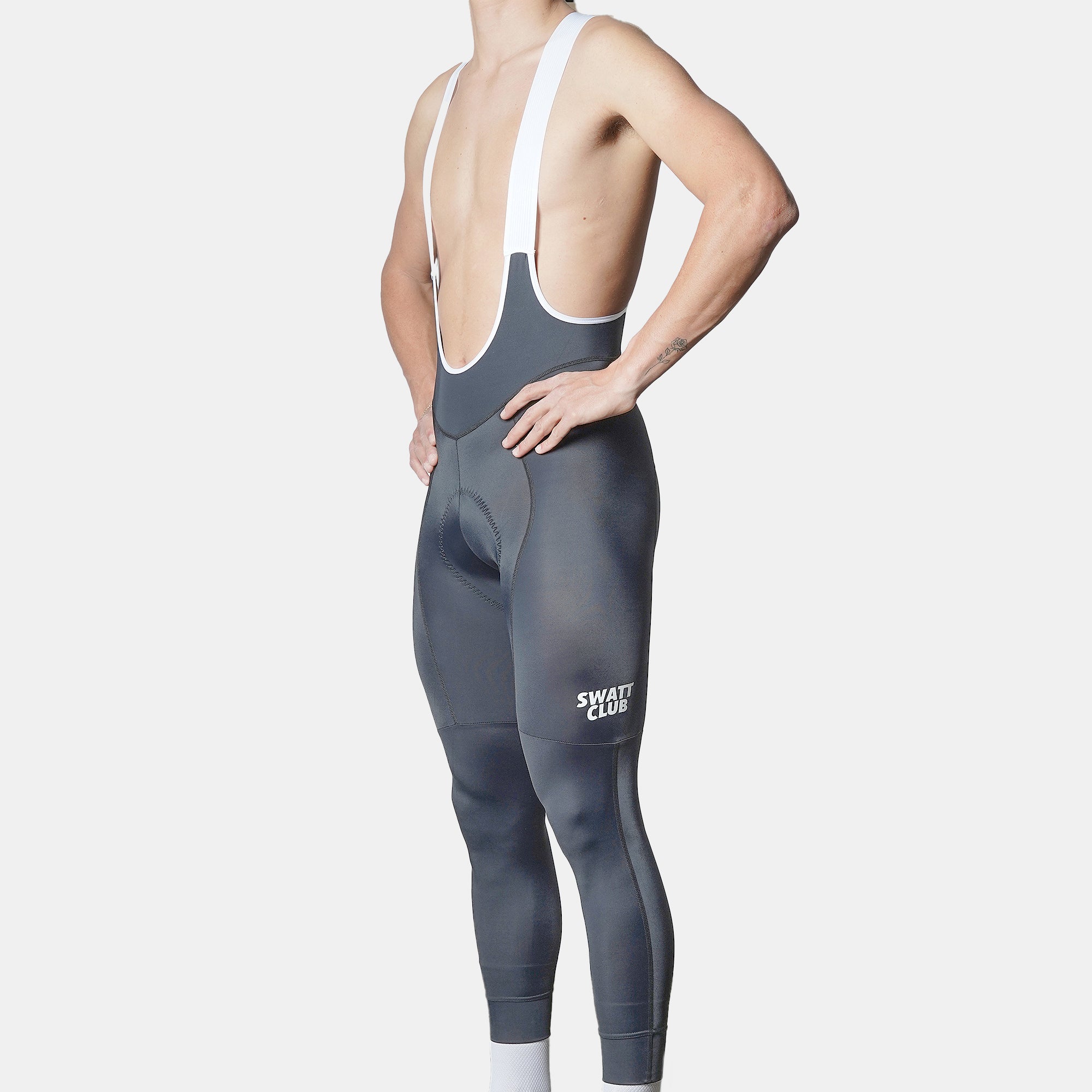 Bib Tights Grey